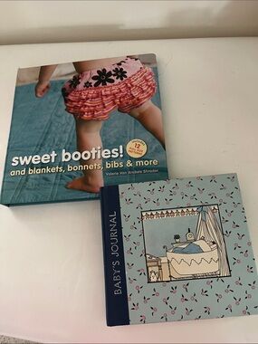 Baby’s Journal (NY Met) and Sweet Booties set of 2 books for the new baby
